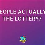 do people actually win the lottery